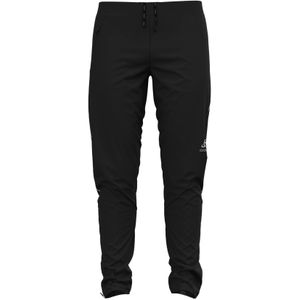 Odlo - Langlaufkleding - Pants Engvik Black - Odlo Concrete Grey voor Heren - Maat XXL - Zwart