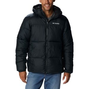 Columbia - Jassen - Puffectâ„¢ Hooded Jacket M Black voor Heren - Maat L - Zwart