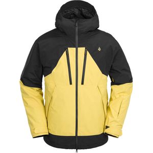 Volcom - Ski jassen - TDS 2L Gore-Tex Jacket Dark Yellow voor Heren - Maat S - Geel