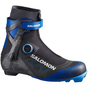 Salomon - Skating - S/Race Skate Boa Black/Race Blue voor Unisex - Maat 9,5 UK - Zwart