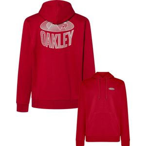 Oakley - Sweatshirts en fleeces - Winter Lines Hoodie Iron Red voor Heren van Katoen - Maat XL - Rood