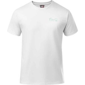 Eider - T-shirts - Vintage Chest Logo Cotton Tee White voor Heren van Katoen - Maat XXL - Wit