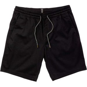 Volcom - Korte broeken - Frickin Ew Short 19 Black voor Heren van Gerecycled Polyester - Maat M - Zwart