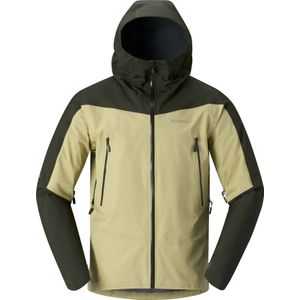 Norrona - Ski jassen - Falketind Gore-Tex Jacket M'S Sage Green voor Heren - Maat L - Beige