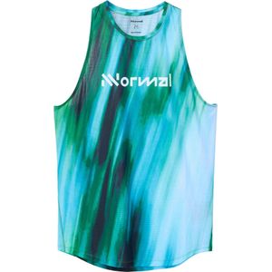 Nnormal - Trail / Running dameskleding - Race Tank W Print voor Dames - Maat M - Groen
