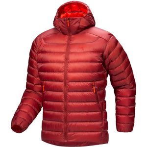 Arc'Teryx - Donsjassen - Cerium Hoody M Sequoia/Solaris voor Heren van Nylon - Maat S - Rood