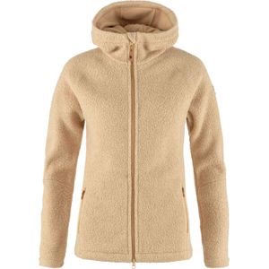 Fjall Raven - Dames sweatshirts en fleeces - Kaitum Fleece W Dune Beige voor Dames van Wol - Maat M