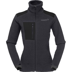 Norrona - Dames fleeces - Trollveggen Thermal Pro Jacket W Phantom voor Dames - Maat L - Grijs