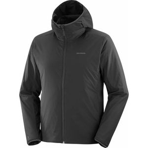 Salomon - Wandel- en bergsportkleding - Mountain Flex Hoody M Deep Black voor Heren - Maat L - Zwart