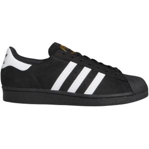 Adidas Original - Dames sneakers - Superstar Adv Core Black Cloud White Gold Metallic voor Dames - Maat 5 UK - Zwart