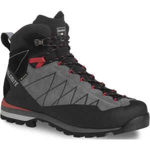 Dolomite - Heren wandelschoenen - Crodarossa Hi GTX Gunmetal Grey / Fiery Red voor Heren - Maat 8,5 UK - Grijs