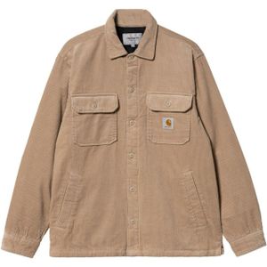 Carhartt - Blouses - Whitsome Shirt Jac Wall voor Heren - Maat S - Beige