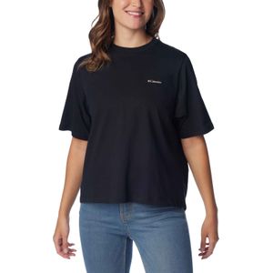 Columbia - Dames t-shirts - North Cascades Graphic T Black Simple Gorge voor Dames - Maat S - Zwart