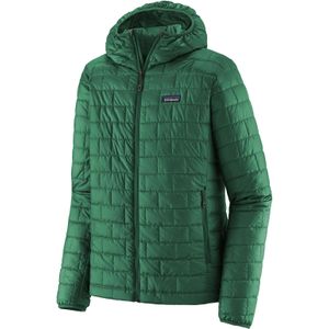 Patagonia - Wandel- en bergsportkleding - M's Nano Puff Hoody Conifer Green voor Heren - Maat XL - Groen