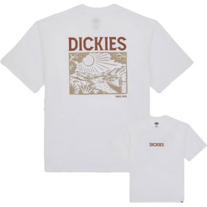 Dickies - T-shirts - Patrick Springs Tee SS White voor Heren van Katoen - Maat M - Wit