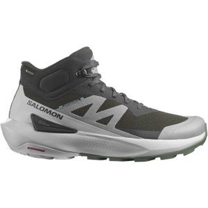 Salomon - Heren wandelschoenen - Elixir Activ Mid GTX Phantom/Glacier Gray/Laurel Wreath voor Heren - Maat 10,5 UK - Grijs