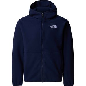 The North Face - Kinder fleeces / donsjassen - Teen Glacier F/Z Hooded Jacket Summit Navy voor Unisex - Kindermaat XL - Marine blauw