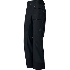 Norrona - Dames skibroeken - Lofoten Gore-Tex Insulated Pants W'S Caviar voor Dames - Maat M - Zwart