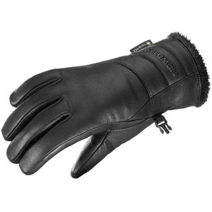 Salomon - Dames skihandschoenen - Native Gore-Tex Gloves W Deep Black voor Dames - Maat M - Zwart