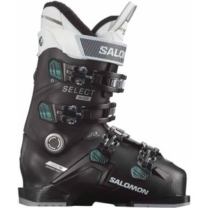 Salomon - Dames skischoenen - Select 70 W Wide Black/Spearmint/White voor Dames - Maat 24\/24,5 - Zwart