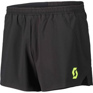 Scott - Trail / Running kleding - Split Shorts M's RC Run Black/Yellow voor Heren - Maat S - Zwart