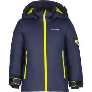 Icepeak - Kinder ski jassen - Jian Kids Wadded Jacket Dark Blue voor Unisex - Kindermaat 110 cm - Blauw