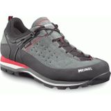 Meindl - Heren wandelschoenen - Literock GTX Granite/Rouge voor Heren - Maat 9 UK - Grijs