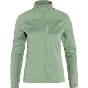 Fjall Raven - Dames wandel- en bergkleding - Abisko Lite Fleece Jacket W Misty Green voor Dames - Maat S - Groen