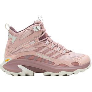 Merrell - Dames wandelschoenen - Moab Speed 2 Mid Gtx Adobe Rose voor Dames van Gerecyclede materialen - Maat 38 - Roze