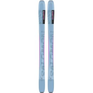 Salomon - Ski's - Qst Lux 92 Airy Blue 2024 voor Dames van Hout - Maat 160 cm - Blauw