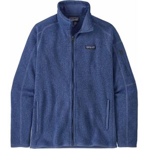 Patagonia - Dames wandel- en bergkleding - W's Better Sweater Jkt Current Blue voor Dames van Gerecycled Polyester - Maat M - Blauw