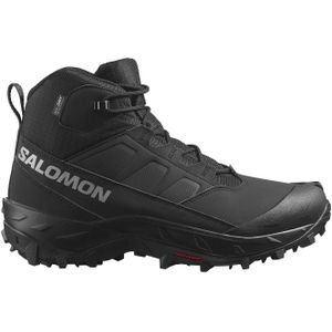 Salomon - Warme wandelschoenen - Crosstrak Wp Black/Black/Asphalt voor Heren - Maat 10 UK - Zwart