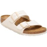 Birkenstock - Dames sandalen en slippers - Arizona W Birko-Flor Eggshell voor Dames - Maat 39 - Beige