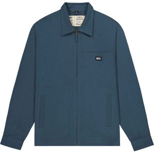 Picture Organic Clothing - Jassen - Calicoh Jacket Roc Blue voor Heren van Katoen - Maat M - Blauw