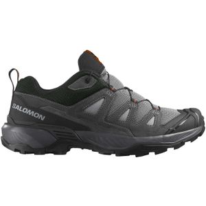 Salomon - Heren wandelschoenen - X Ultra 360 LTR Sharkskin/Asphalt/Caramel Cafe voor Heren van Leer - Maat 8,5 UK - Grijs