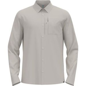 Odlo - Wandel- en bergsportkleding - Essential Shirt LS Silver Cloud voor Heren - Maat M - Grijs