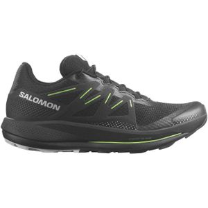 Salomon - Trailschoenen - Pulsar Trail Black/Black/Green Gecko voor Heren - Maat 10,5 UK - Zwart