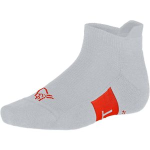Norrona - Trail / Running kleding - Senja Merino Lightweight Socks Short Light Grey/Arednaline voor Heren van Nylon - Maat 40-42 - Grijs