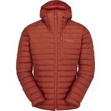 Rab - Toerskikleding - Microlight Alpine Jacket Tuscan Red voor Heren - Maat M - Rood