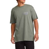 Billabong - T-shirts - Range Adiv SS Tee Slate voor Heren van Katoen - Maat L - Groen