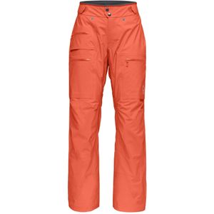 Norrona - Dames toerskikleding - Lyngen Gore-Tex Pro Pants W Orange Alert voor Dames - Maat XS - Oranje