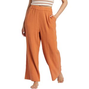 Billabong - Damesbroeken - Follow Me Pant Toffee voor Dames van Katoen - Maat S - Oranje