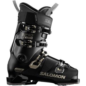 Salomon - Dames skischoenen - S/Pro Alpha 110 W Gw Black/Light Bronze Met/Black voor Dames - Maat 26\/26,5 - Zwart