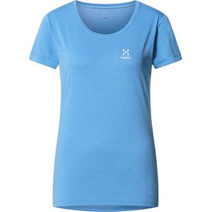 Haglofs - Dames wandel- en bergkleding - Ridge Hike Tee Women Sky Blue voor Dames - Maat S - Blauw