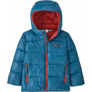 Patagonia - Kinder fleeces / donsjassen - Baby Hi-Loft Down Sweater Hoody Wavy Blue voor Unisex - Kindermaat 2 jaar - Blauw