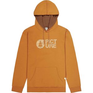 Picture Organic Clothing - Sweatshirts en fleeces - Basement Cork Hood Sunset voor Heren - Maat S - Oranje