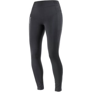 Salomon - Trail / Running dameskleding - Cross Warm Tight W Deep Black voor Dames van Technische stof - Maat XS - Zwart