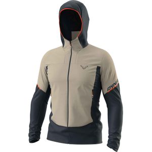 Dynafit - Wandel- en bergsportkleding - Traverse Alpha Hooded Jacket M Rock Khaki voor Heren - Maat L - Beige