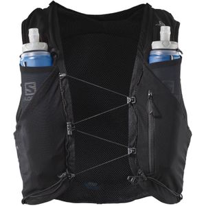 Salomon - Trail / Running rugzakken en riemen - Adv Skin 5 Set Black/Ebony voor Unisex - Maat XL - Zwart