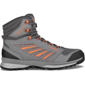 Lowa - Heren wandelschoenen - Trek Evo Gtx Mid Grey/Flame voor Heren - Maat 8,5 UK - Groen